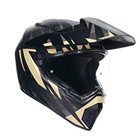 Agv Ax9 E2206 Carbon Steppa Helmet Sand