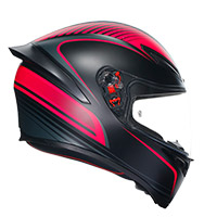 AGV K1 S E2206 ウォームアップ ヘルメット ブラック ピンク