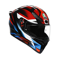 AGV K1 S E2206 Fastlap ヘルメット ブラック ブルー レッド