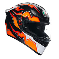 AGV K1 S E2206 クリプトン ヘルメット ブラック オレンジ