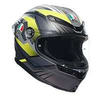 AGV K6 S E2206 エキサイト ヘルメット カモマット イエロー