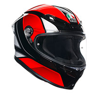 Agv K6 S E2206 Hyphen Helmet Black Red White