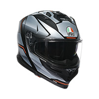 AGV K7 E2206 Jaeger Helm schwarz silber