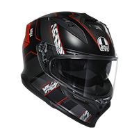 Casco Agv K7 E2206 Kyber Nero Rosso