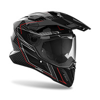 Casco Airoh Commander 2 Carbon Stylish brillo - 2