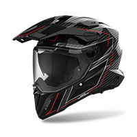 Casque Airoh Commander 2 Carbon Stylish Brillant