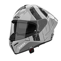 Airoh Matryx スコープ ヘルメット ライトグレー グロス