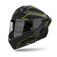 Casco Airoh Matryx Sentinel amarillo opaco