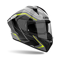 Casque Airoh Matryx Wide jaune - 2