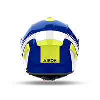 Casco Airoh Spark 2 Chrono azul amarillo - 3