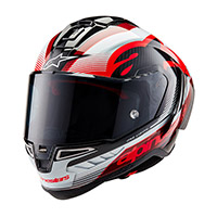 Alpinestars Supertech R10 Team Helmet Red Gloss