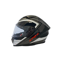 Casco Apex FI100 Valencia negro rojo