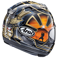 Arai Rx-7v Evo Pedrosa Gold Spirit Helmet - 2