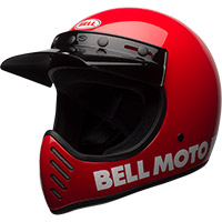 Bell Moto-3 クラシック ECE6 ヘルメット レッド