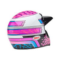 Casco Bell Moto-3 ECE6 Deathspray rosa violeta - 4