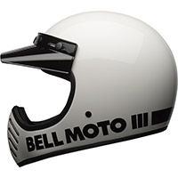 Casco Bell Moto-3 Classic Ece6 Bianco - img 2