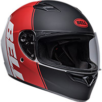 Casco Bell Qualifier Ascent Nero Opaco Rosso - img 2