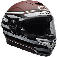 Casque Bell Race Star Flex Dlx Rsd The Zone Rouge