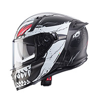 Caberg Avalon X Punk Helm grau weiß rot - 2