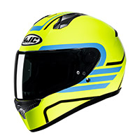 Hjc C10 Lito Helmet Yellow Blue