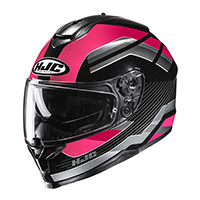 Hjc C70N Belis Helm weiss rot