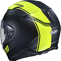 Hjc F70 Mago Helmet Black Yellow - 2