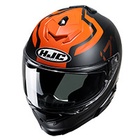 HJC i71 Enta ヘルメット オレンジ ブラック