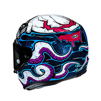 Casco Hjc Rpha 12 Kraken violeta - 4