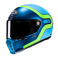 HJC V10 グレープ ヘルメット ブルー グリーン