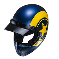 Hjc V60 Nyx Helmet Blue Yellow - 2