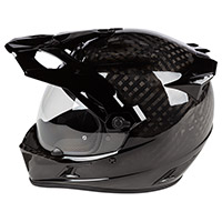 Klim Krios Karbon Helm schwarz glänzend - 2