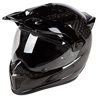 Klim Krios Karbon Helm schwarz glänzend