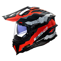 Ls2 Mx701 Explorer Carbon Trick Helmet Red