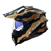 Ls2 Mx701 Explorer Carbon Trick Helmet Sand Matt