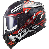 Casco Ls2 Ff327 Challenger Spin Nero Rosso - img 2