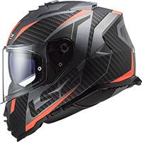 LS2 FF800 ストーム 2 06 レーサー ヘルメット オレンジ