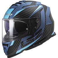 LS2 FF800 ストーム 2 06 レーサー ヘルメット ブルー