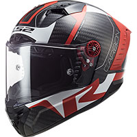 Casque Ls2 Ff805 Thunder Carbon Racing1 Rouge