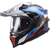 LS2 MX701 エクスプローラー カーボン フロンティア ヘルメット ブルー