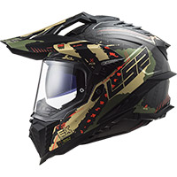 Ls2 Mx701 Explorer Carbon Extend Helmet Green Matt - 2