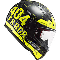 Ls2 Ff353 Rapid Player Helmet Hv Yellow Black - 2