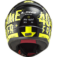 Ls2 Ff353 Rapid Player Helmet Hv Yellow Black - 4