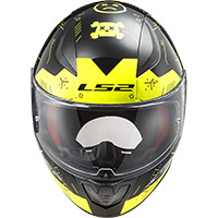 Ls2 Ff353 Rapid Player Helmet Hv Yellow Black - 5