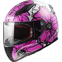 Casque Ls2 Ff353 Rapide 2 Poppies Rose