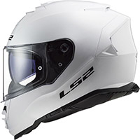 LS2 FF800 ストーム 2 06 ソリッド ヘルメット ホワイト