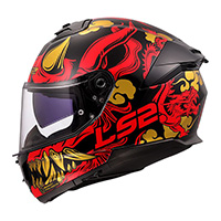 Casco Ls2 Ff808 Stream 2 Drako Rosso - img 2