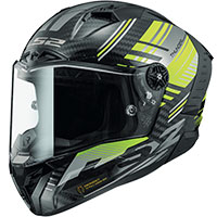 Ls2 Ff805 Thunder Carbon Volt Helmet Black Yellow