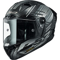 LS2 FF805 サンダー カーボン ボルト ヘルメット ブラック グレー