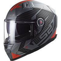 Ls2 Ff811 Vector 2 Splitter Helmet Titanium Red