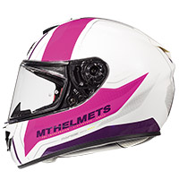 Mt Helmets Rapide Duel H9 blanco rosado
